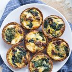 Mini quiche - Spinach and Mushroom