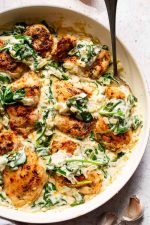 Creamed Chicken Spinach